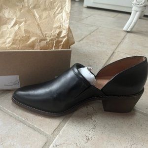 Madewell, The Brady Lowcut Bootie, Black, Size 7